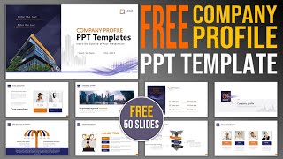 Free Company Profile PowerPoint Template [upl. by Bakerman]