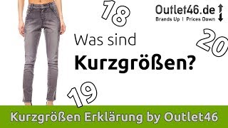 Was sind Kurzgrößen Jeans Mode in Kurzgröße  Jeans für kleine Frauen  Outlet46  Tipps amp Tricks [upl. by Yddor]