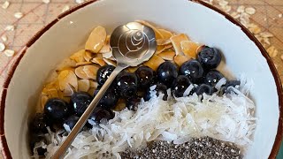 OatmealRecipe EasyBreakfastIdea وصفة الشوفان صحية وسريعة للإفطار [upl. by Hoseia]