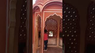 Hawa mahal ki khidki khol rahi hai kavya jaipurshorts [upl. by Langbehn311]