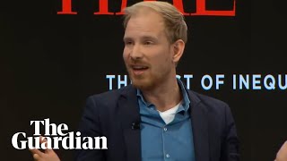 Rutger Bregman tells Davos to talk about tax This is not rocket science [upl. by Ricca]