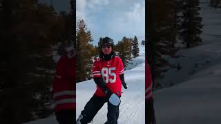 Close Call Skiers Encounter with Black Bear at Heavenly Ski Resort [upl. by Elish28]