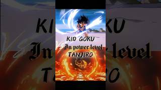 KID GOKU Vs TANJIRO😈💀🗿🥶🔥 KID KRILLINS POWER [upl. by Artinad]