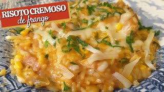 O MELHOR e MAIS FÁCIL RISOTO DE FRANGO CREMOSO  SIMPLES e RÁPIDO  Receitas da Maninha [upl. by Nalyak]