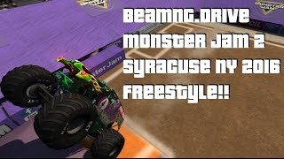 BeamNGDrive Monster Jam 2 Syracuse NY 2016 Freestyle [upl. by Leschen]