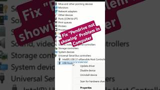 Fix quotPendrive not showingquot Problem in Computer pendrive harddisk shortfeed shorts [upl. by Lednahs]