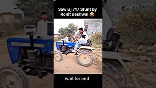 Rohit deshwal mini swaraj 717 sa stunt 😃 swaraj stunt [upl. by Aiykan117]