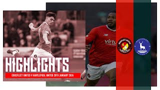 HIGHLIGHTS  Ebbsfleet United Vs Hartlepool United [upl. by Akemor]