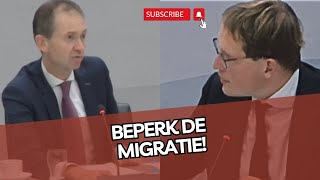 Van Houwelingen CONFRONTEERT NSCminister met enorme migranteninstroom [upl. by Moshell]