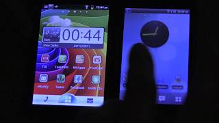 Micromax A75 Superfone vs Spice Mi 350n [upl. by Lusar]