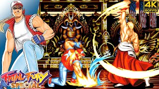 Fatal Fury Special  Terry Arcade  1993 4K 60FPS [upl. by Hamford]