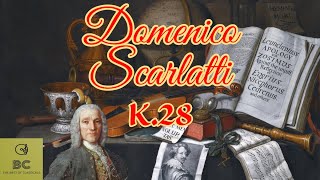 Scarlatti  K28 Harpsichord Sonata in E major [upl. by Kcered]