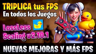 ✅ Cómo TRIPLICAR tus FPS con LOSSLESS SCALING v2101 🔴 Nuevo FRAME GENERATION GRATIS para TODOS 🔴 [upl. by Ahsieyt]