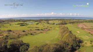 Heritage Golf Club Mauritius by FlyOverGreen [upl. by Hgielhsa]