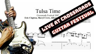 Tulsa Time solo TAB  live at Crossroads 2007 PDF  Guitar Pro [upl. by Levitan]