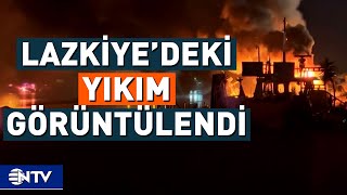 İsrail Suriyeye Hava Saldırılarını Artırdı En Az 15 Gemi Kullanılamaz Hale Geldi  NTV [upl. by Adnerak173]