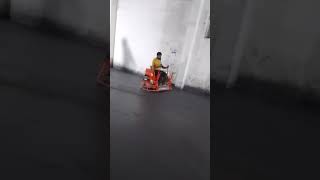 Troweling for Floor Hardener machine epoxycoating flooring floorhardner industrialflooring [upl. by Pricilla972]