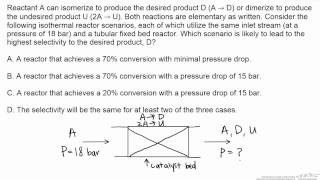 Selectivity for Parallel Reactions in Fixed Bed Reactor Interactive [upl. by Akino761]