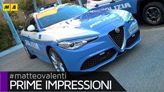 Alfa Romeo Giulia Veloce Q4 ora è la Pantera della Polizia  Comè dal vivo [upl. by Krutz]