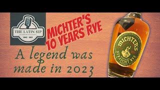 Michters 10 Years Straight Rye Bourbon Tasting the Legend of 2023 [upl. by Epstein]