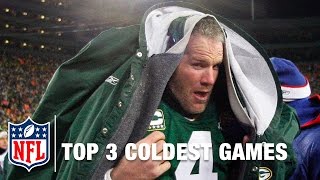 Top 3 Coldest Games in NFL History [upl. by Leihcar]