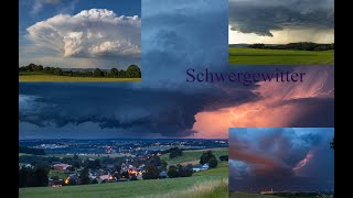 Unwetterlage 18Juni 2024 Full Video amp Zeitraffer [upl. by Othilia]