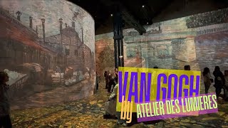 PARIS  Van Gogh  Immersive Exposition in Atelier des Lumières [upl. by Enamrej398]