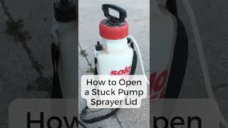 Stuck Sprayer Lid Heres How to Open it shorts [upl. by Fabyola]