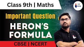 Herons Formula  Important Question  Class 9 Mathematics Chapter 10  CBSENCERT  Invictaa [upl. by Nuahsel837]