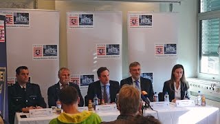 Pressekonferenz zum Feuerteufel Einhausen [upl. by Ailyn]