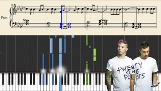 twenty one pilots Anathema  Piano Tutorial  Sheets [upl. by Nirrok307]