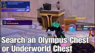 How to Easily Search an Olympus Chest or Underworld Chest  Fortnite Kickstart Quest [upl. by Seale792]