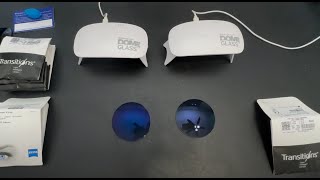 Compare Zeiss PhotoFusion X Blue And Essilor Transitions S Sapphire Blue [upl. by Brnaby]