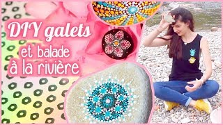 ☀️ DIY de lété Episode 2  déco galets et balade à la rivière [upl. by Drida433]