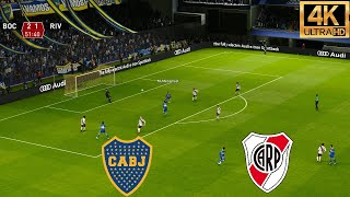 EFootball PES Realistc Projetc Mods  Realistic Football Superclasico  Boca Juniors vs River Plate [upl. by Tillinger]