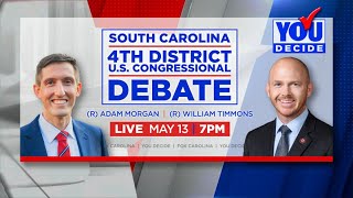 FOX Carolina 4th District US Congressional Debate [upl. by Koetke]