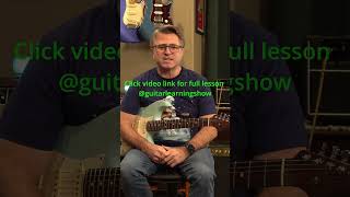 Beginner Mr Tambourine Man Lesson Short with Riff beginnerguitar thebyrds [upl. by Gaylord]