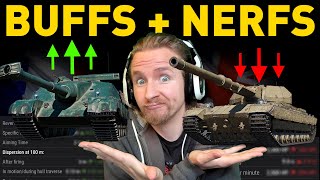 HUGE BUFFS AND NERFS in World of Tanks [upl. by Annah]