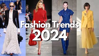 THE 18 BIGGEST FASHION TRENDS of 2024 YOU WILL SEE EVERYWHERE [upl. by Camille]