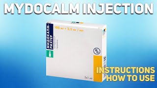 Mydocalm injections how to use Uses Dosage Side Effects Contraindications [upl. by Eliseo637]