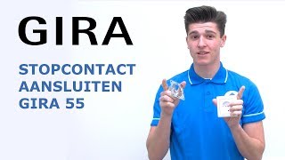 Stopcontact aansluiten van Gira  Hoe doe ik dat  2022 [upl. by Kalagher613]