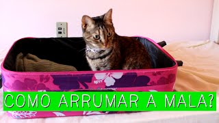 COMO ARRUMAR A MALA DE VIAGEM [upl. by Burrton117]