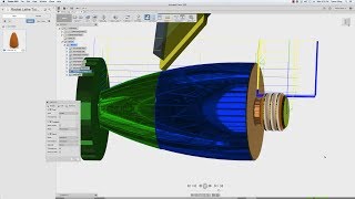 CNC LATHE  Learn to Program the TITAN 84L in CAM [upl. by Nosreg]