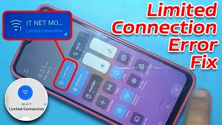 How to fix WiFi Limited Connection Error on Android Phones  No Internet Connection Error Fix [upl. by Onahpets]