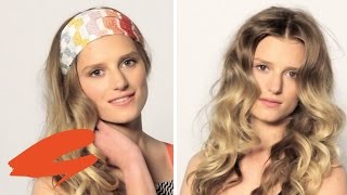 How to do a super 70s hair with Bruce Masefield  Get The Gloss [upl. by Lleral99]