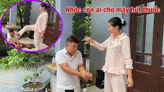 Anh béo điên Hút Thuốc Bị Vợ Tóm Sống Và Cái Kết [upl. by Diba877]