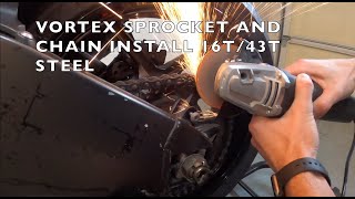 Changing the sprocket setup on my 2009 Kawasaki Zx6r [upl. by Shell]