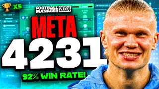 New META 4231 FM24 Tactics  Best FM24 Tactics For PC Console And Mobile [upl. by Annaerb373]