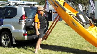 The BEST Kayak Loader on the market   Boathoist Loading Systems [upl. by Atela]