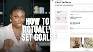 HOW TO SET YOUR 2024 GOALS AND SMASH THEM IN 12 WEEKS TO REINVENT YOURSELF [upl. by Hoffer]